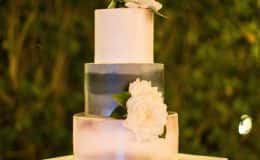 Modern Romantic Wedding Cake
